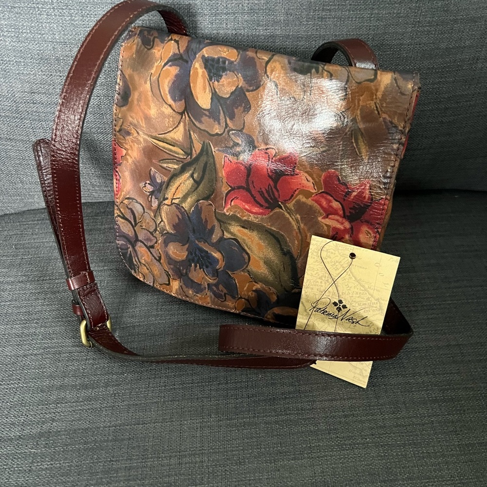 NWT PATRICIA NASH GRANADA CROSSBODY BAG LEATHER - Picture 2 of 12